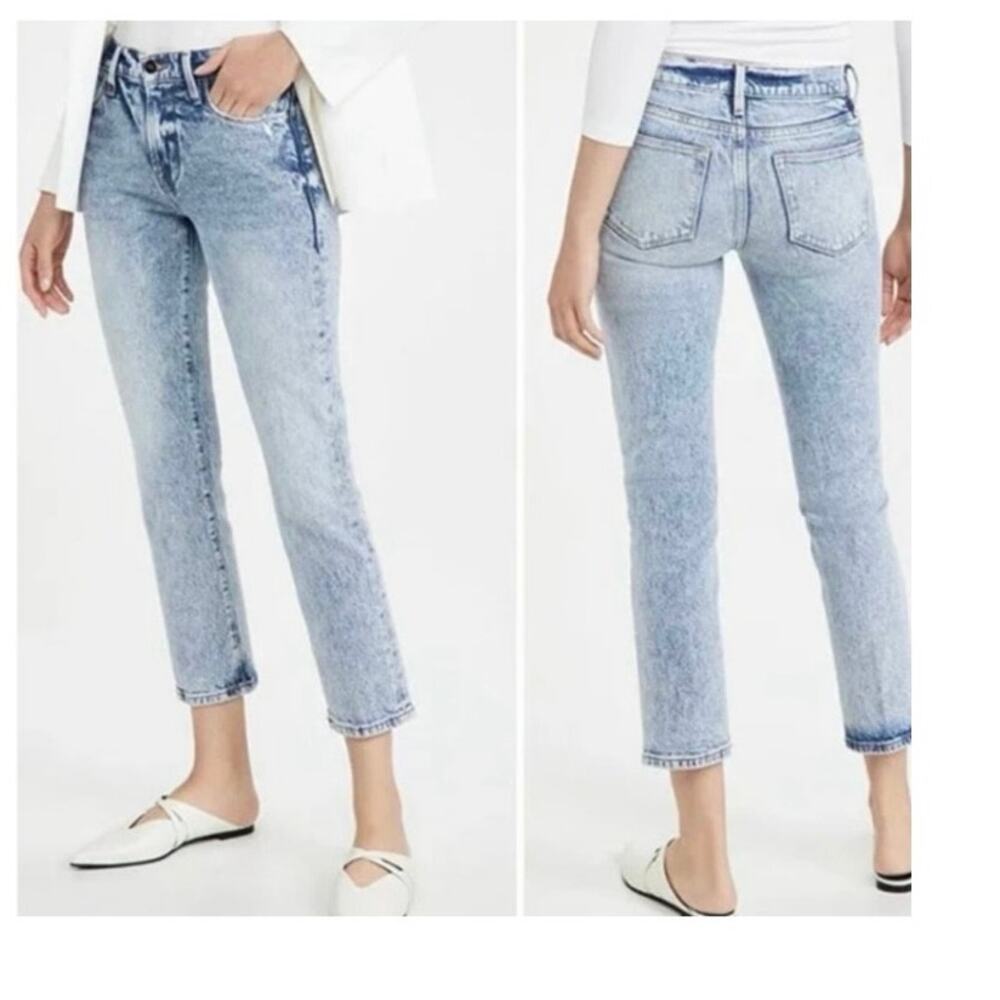 FRAME Le High Straight Jeans Lombard Wash size 28